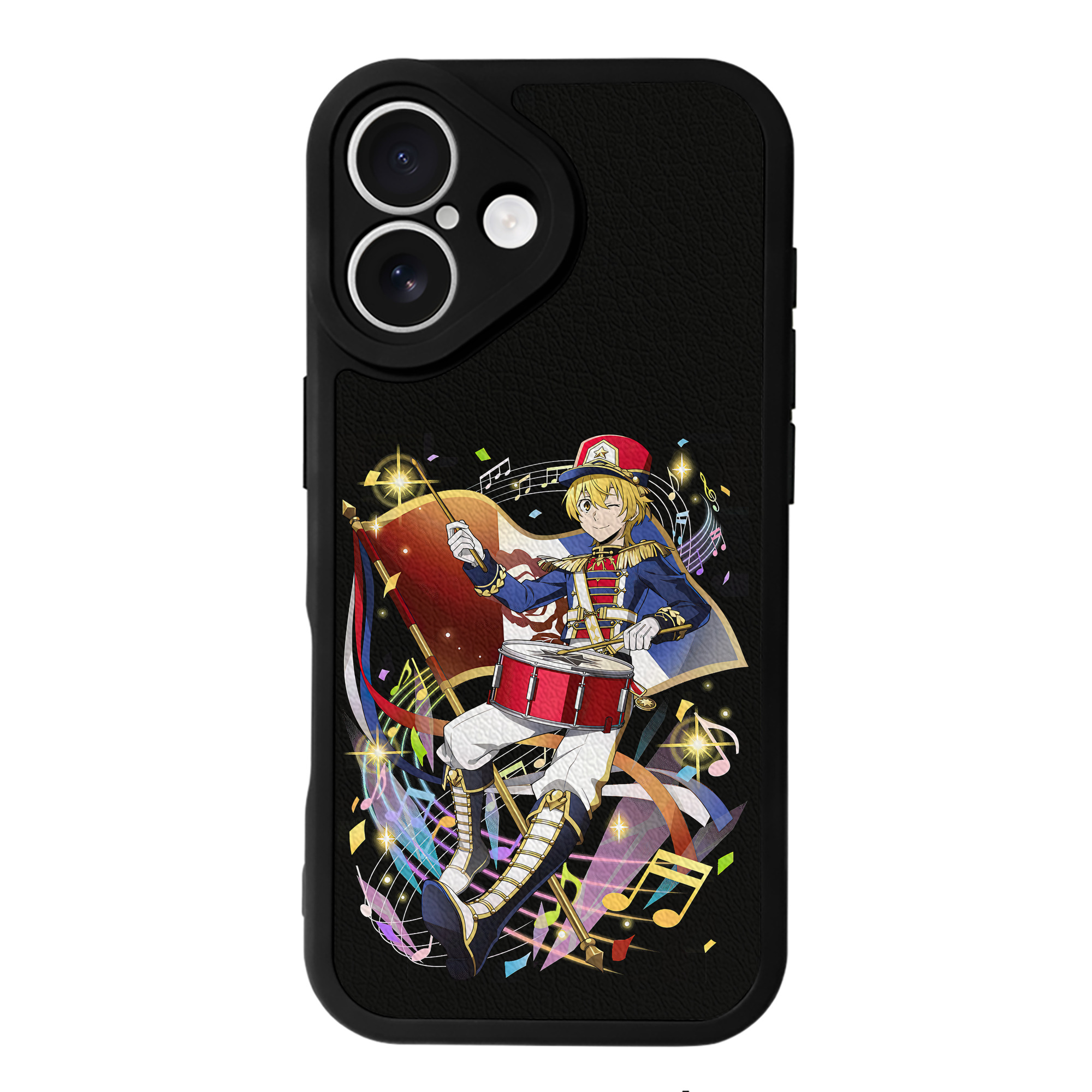 （画像用） 文豪ストレイドッグス Bungo Stray Dogs 【iPhone 16シリーズ対応】シリコンスマホケース（レザー調） 材質：シリコン
